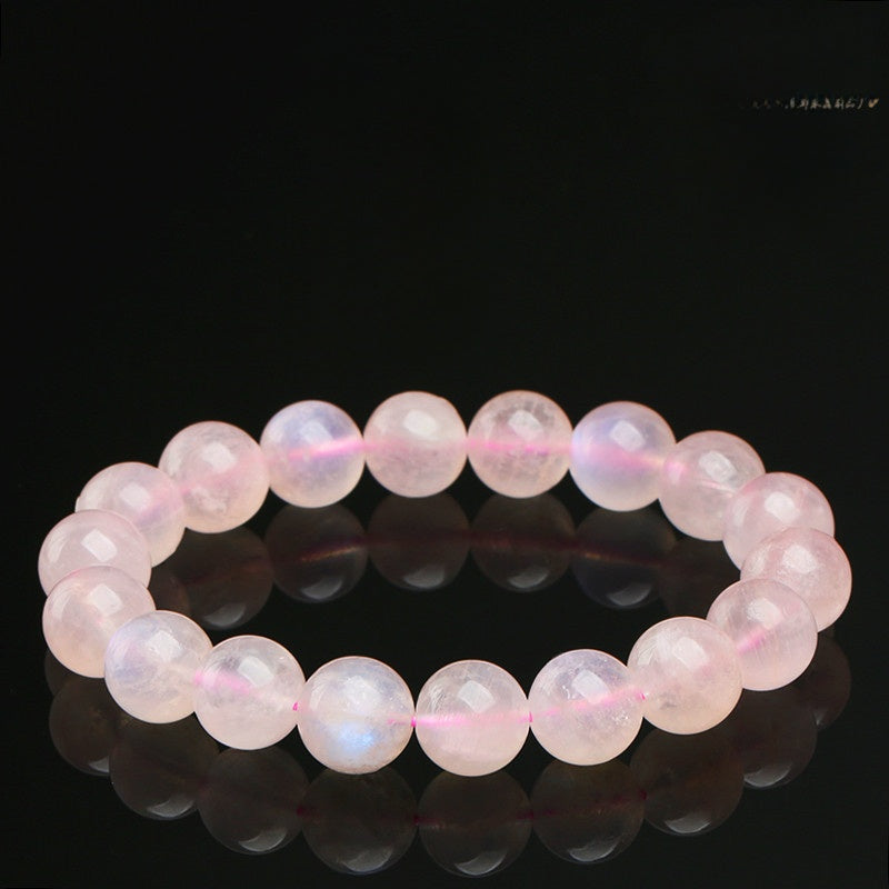 Pink Mondstein Armband · Emotionale Heilung & Weibliche Energie