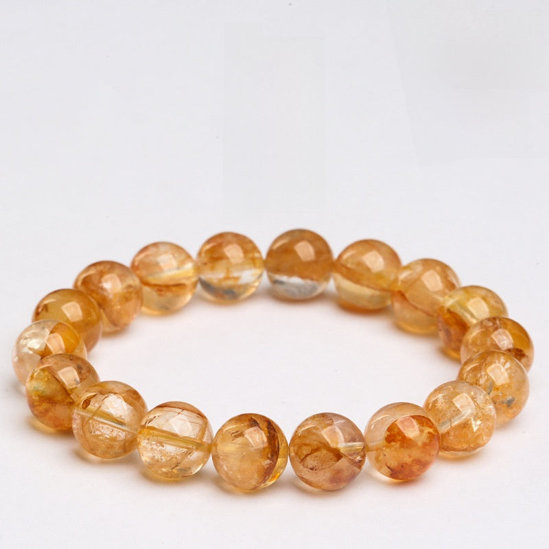 Gelber Einschluss-Quarz Armband · Freude & Vitalität
