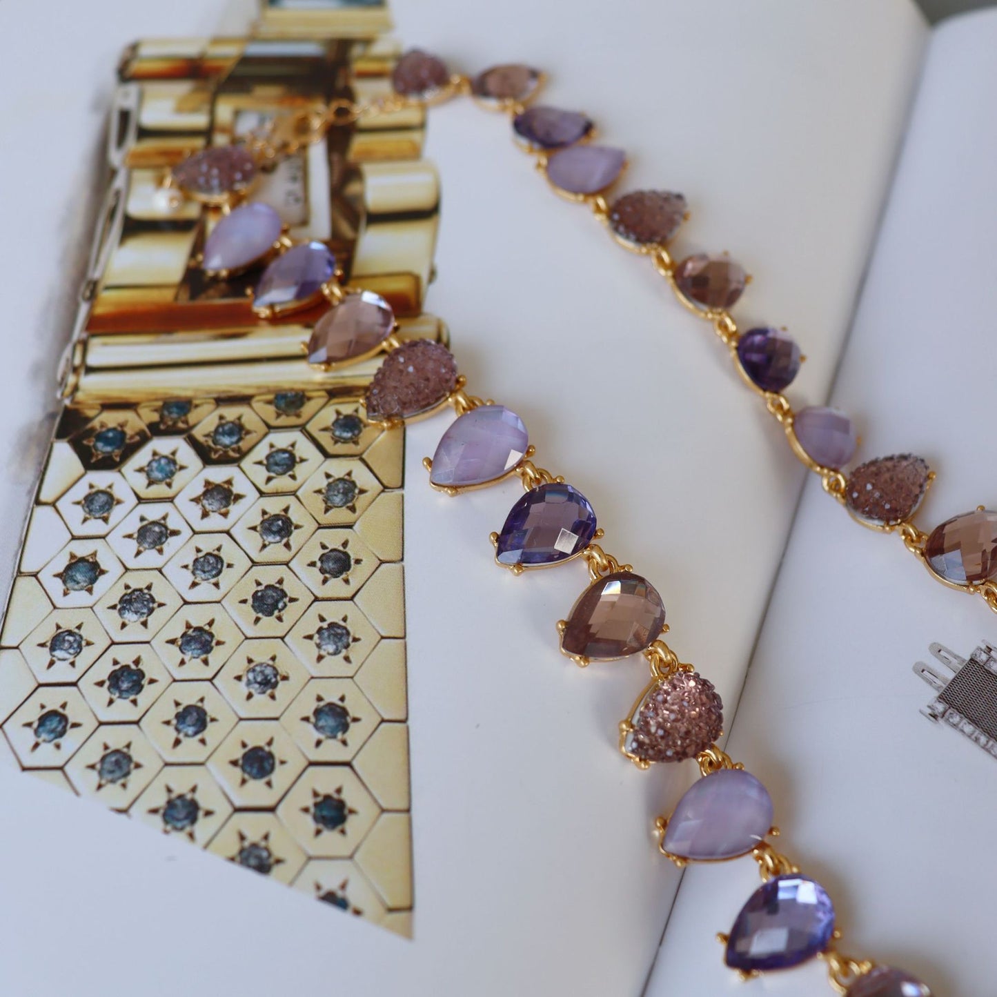 Noches de Viena · Collar de cristal austriaco vintage