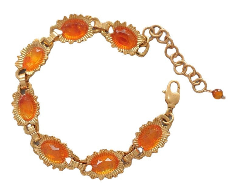 Amber Grace · Vintage Revival Gemstone Necklace & Bracelet Set