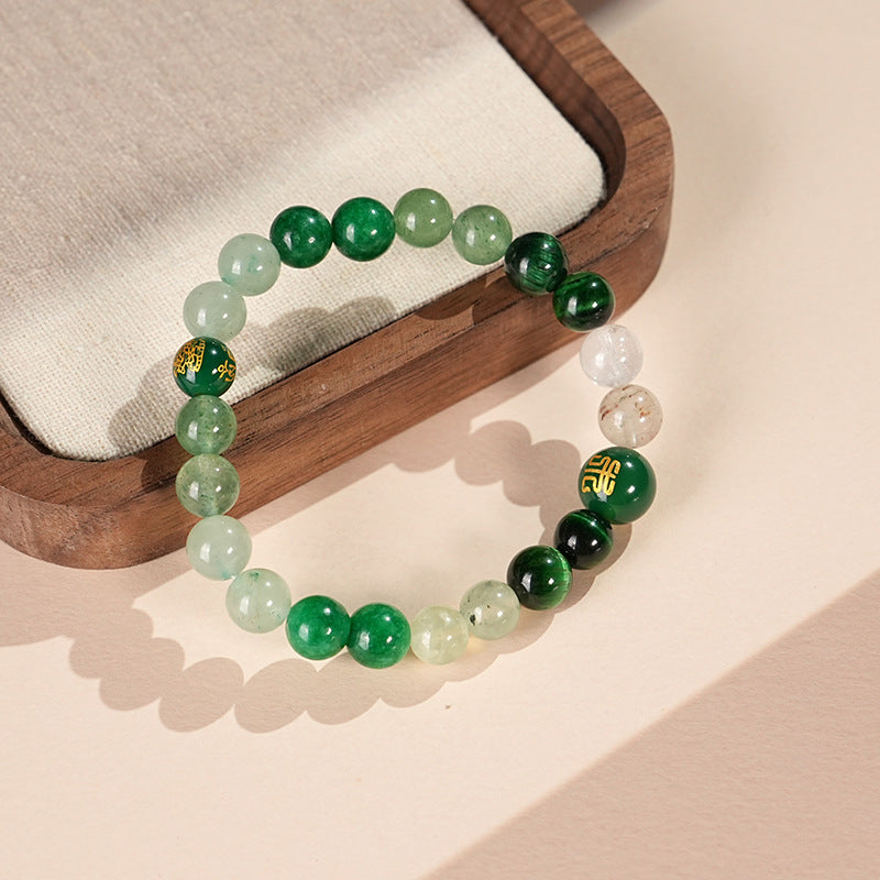 Five Wealth Paths · Natural Crystal Elemental Bracelets