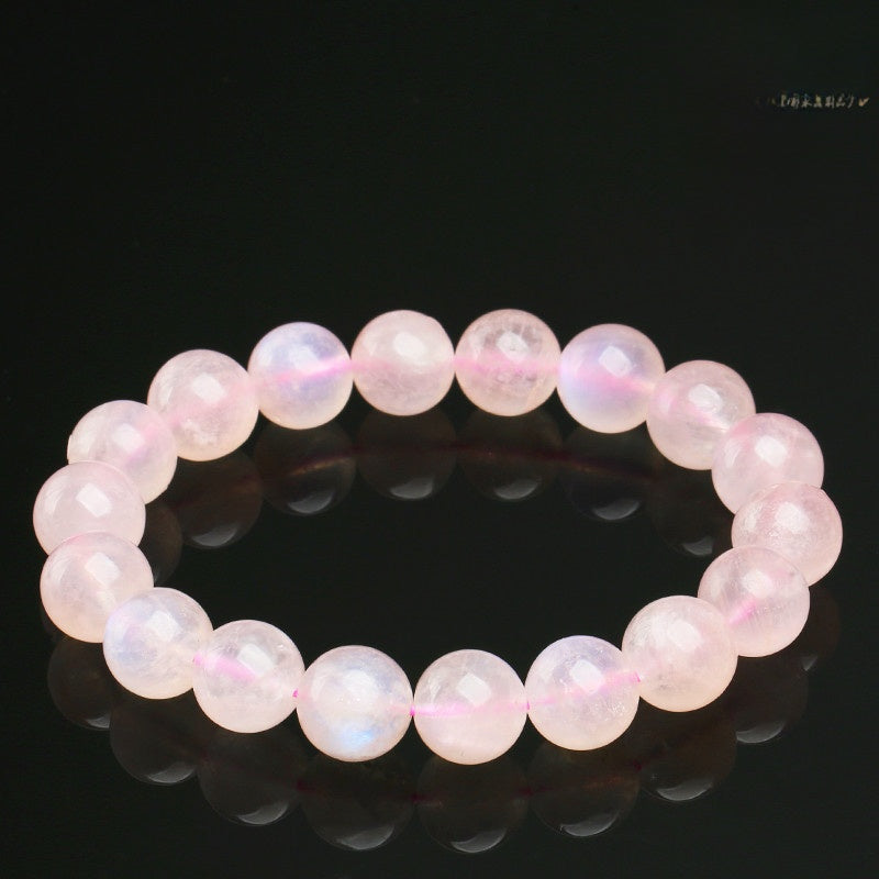 Pink Mondstein Armband · Emotionale Heilung & Weibliche Energie