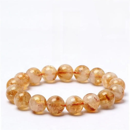 황금 시트린 팔찌 · 풍요와 활력