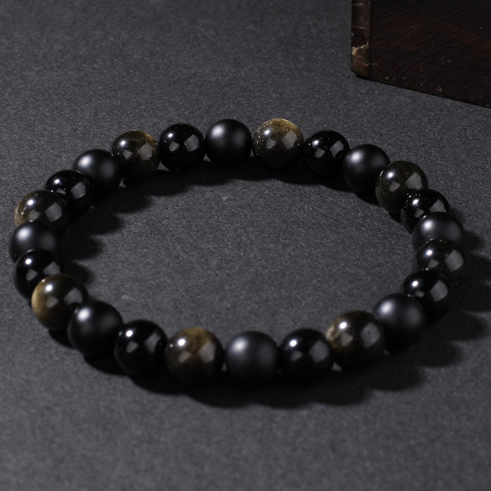 Obsidianherrschaft · Kraft & Erdung Armband