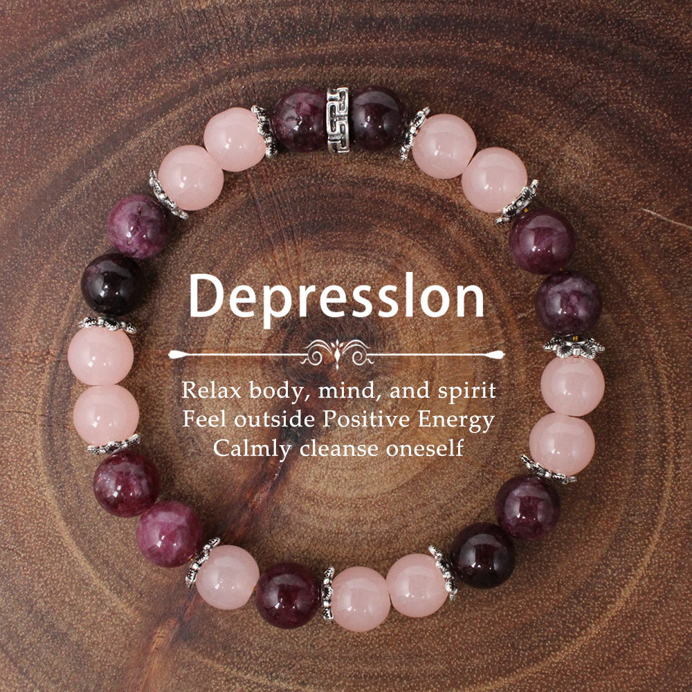 Velvet Bloom · Armband für Emotionale Entspannung & Beruhigende Energie