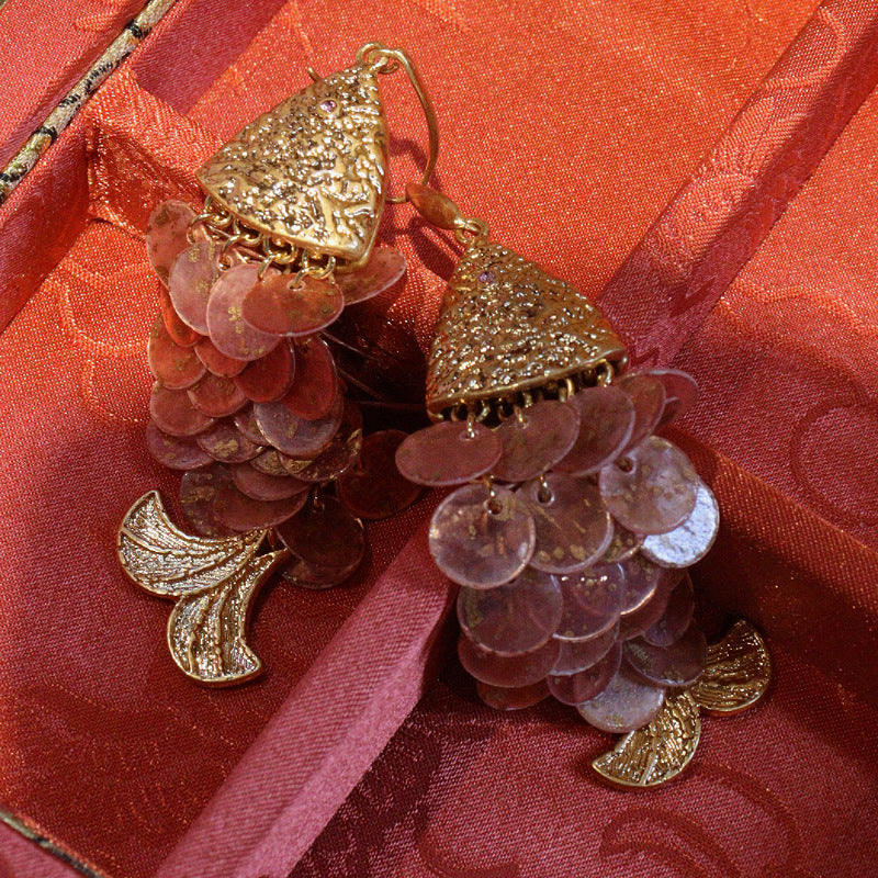 Gilded Scales · Vintage Fish-Inspired Dangle Earrings