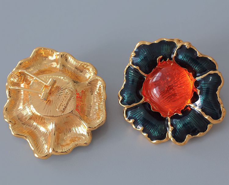 Petal Glaze · Pendientes Florales de Vidrio Jelly Vintage