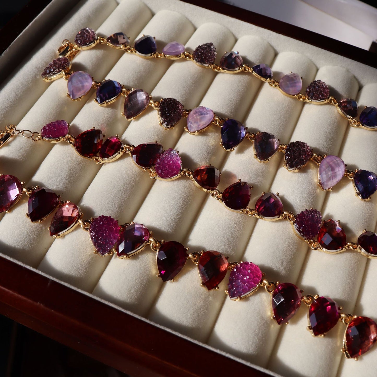 Noches de Viena · Collar de cristal austriaco vintage