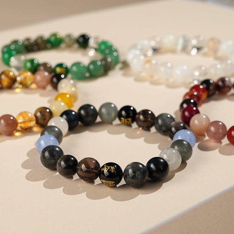 Five Wealth Paths · Natural Crystal Elemental Bracelets