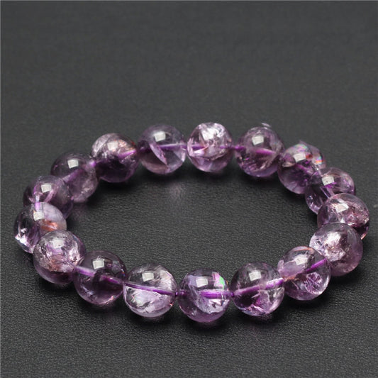 보라색 아제즈툴라이트 팔찌 · 직관력 & 오라 클렌징