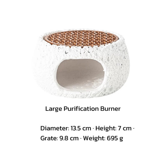 クリスタルお香立て・浄化セット|セージ・パロサント・杉