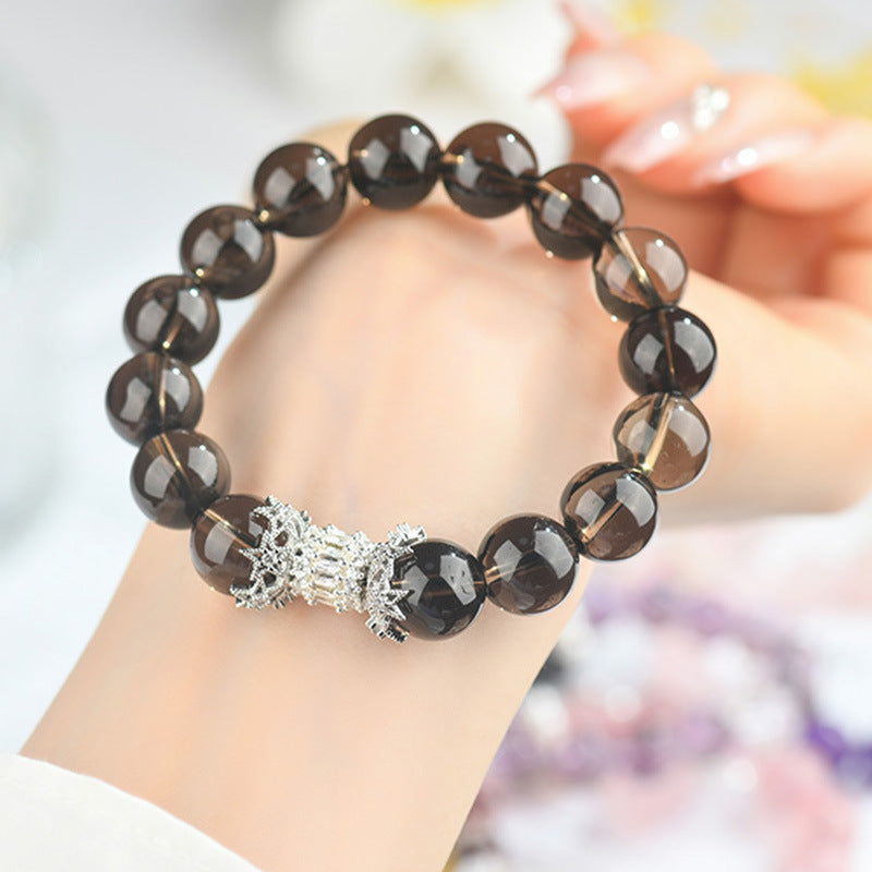 Smoke Waist · Smoky Quartz Crystal Bracelet