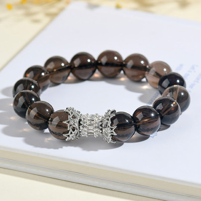 Smoke Waist · Smoky Quartz Crystal Bracelet