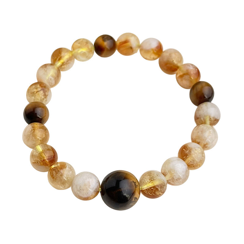 Dune Light · Citrine & Tiger’s Eye Bracelet
