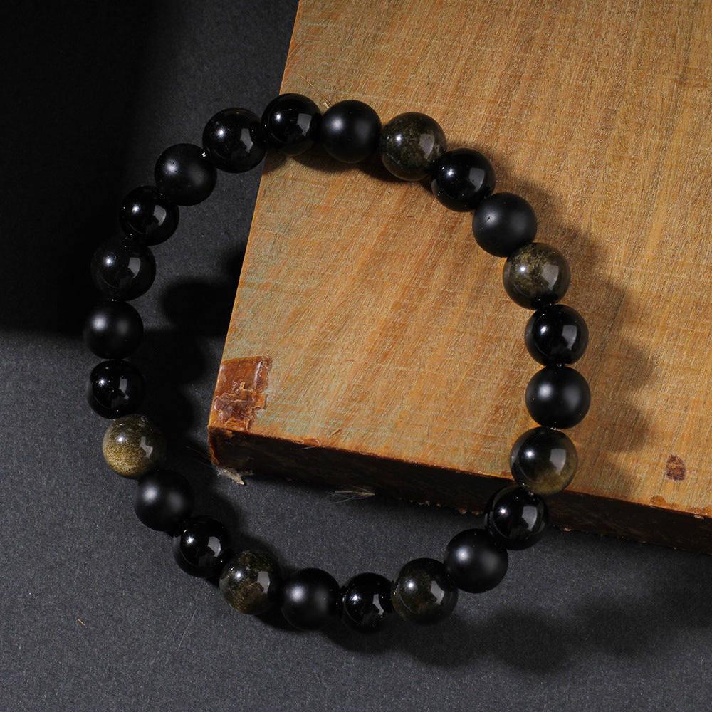 Obsidianherrschaft · Kraft & Erdung Armband