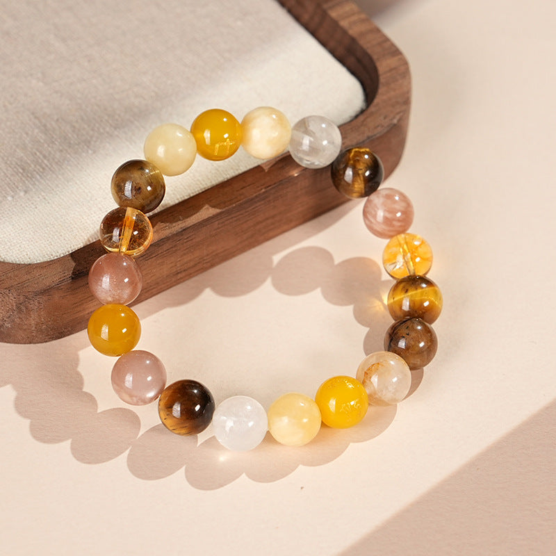 Five Wealth Paths · Natural Crystal Elemental Bracelets