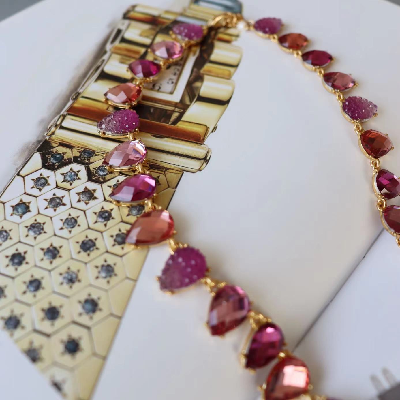 Noches de Viena · Collar de cristal austriaco vintage