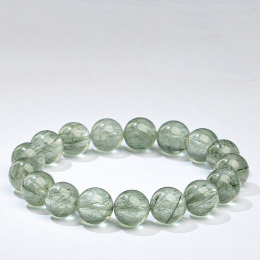 Green Rutile Quartz Bracelet · Clarity & Growth