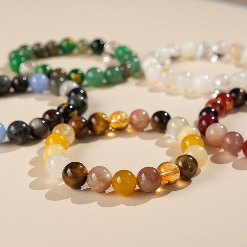 Five Wealth Paths · Natural Crystal Elemental Bracelets