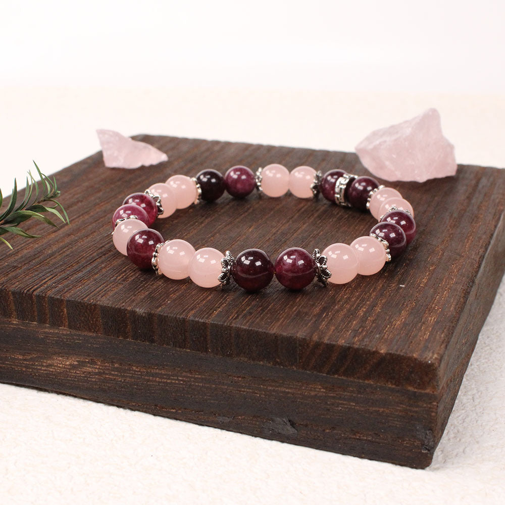 Velvet Bloom · Armband für Emotionale Entspannung & Beruhigende Energie
