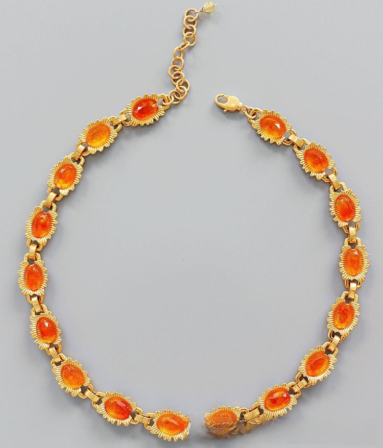 Amber Grace · Vintage Revival Gemstone Necklace & Bracelet Set