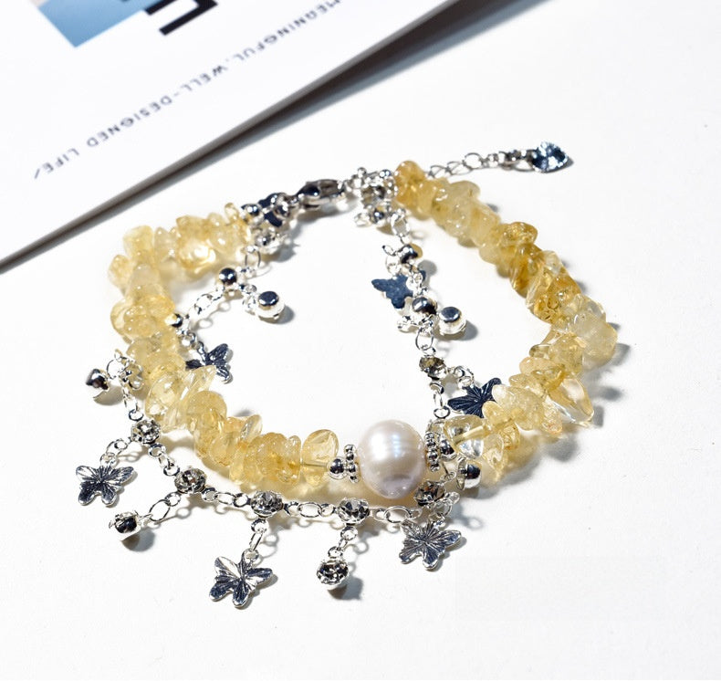 Flutterlight · Crystal Chip Bracelet