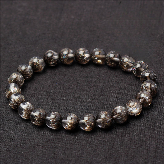 Black Currant Super Seven Bracelet · Natural Crystal for Protection & Focus