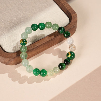 Five Wealth Paths · Natural Crystal Elemental Bracelets