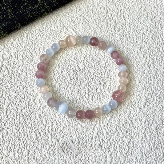 Butterfly Veil · Cat’s Eye Strawberry Bracelet
