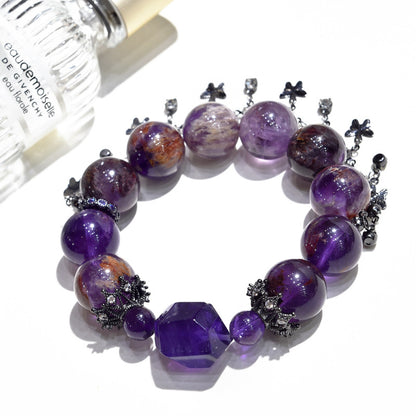 Mystic Bloom · Phantom Amethyst Butterfly Bracelet
