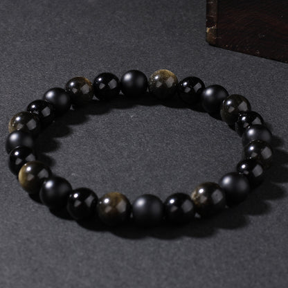 Obsidianherrschaft · Kraft & Erdung Armband