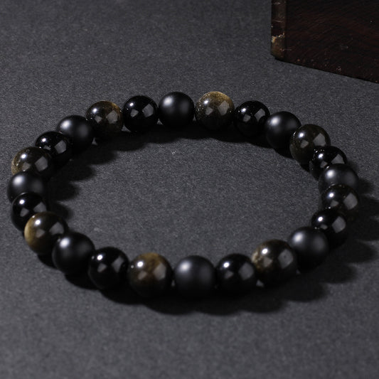 Obsidian Reign · Power & Grounding Bracelet