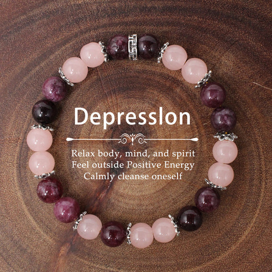Velvet Bloom · Emotional Release & Soothing Energy Bracelet
