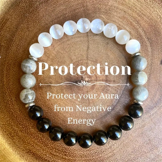 Shadow Shield · Protection & Aura Cleansing Bracelet