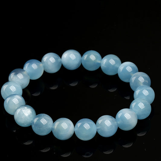 Glossy Aquamarine Bracelet · Clarity & Calm