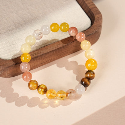Five Wealth Paths · Natural Crystal Elemental Bracelets