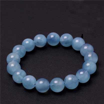 Glossy Aquamarine Bracelet · Clarity & Calm