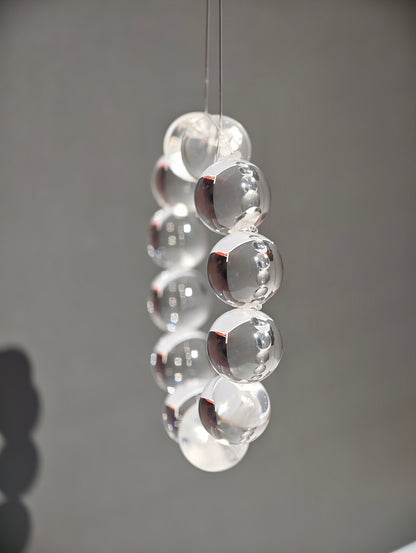 オックスノーズ結び技法を使用した高品質クリアクォーツブレスレット