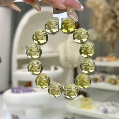 オックスノーズ結び技法を使用したシトリンブレスレット