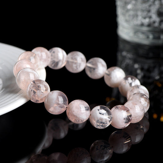 Pink Phantom Quartz Bracelet – Inner Healing & Love Energy
