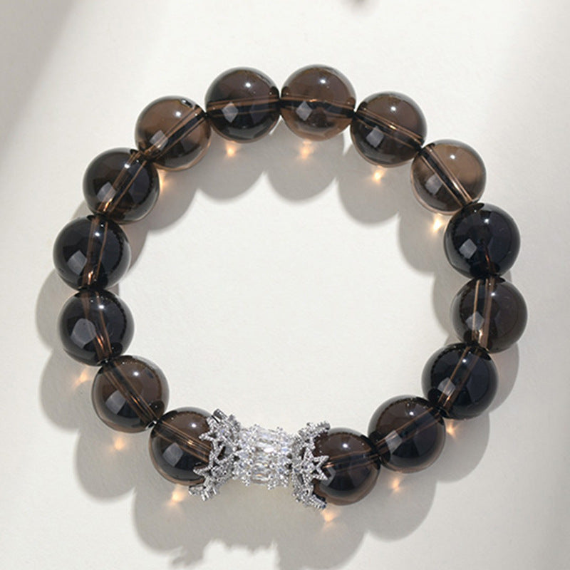 Smoke Waist · Smoky Quartz Crystal Bracelet