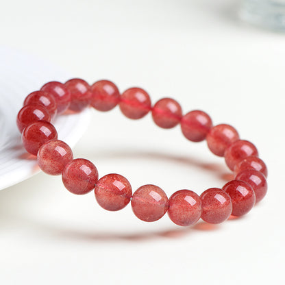 Strawberry Quartz Bracelet – Love & Vitality