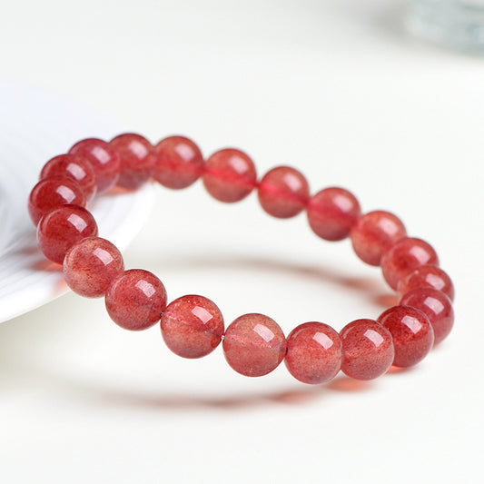 Strawberry Quartz Bracelet – Love & Vitality