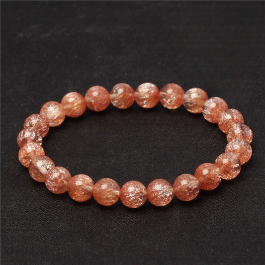 Copper Rutile Super Seven Bracelet · Smoky Fireworks Inclusion Crystal