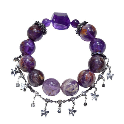 Mystic Bloom · Phantom Amethyst Butterfly Bracelet